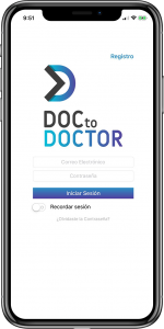 DoctoDoctor App on Iphone mockup