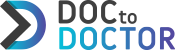 Logo DocToDoctor in white